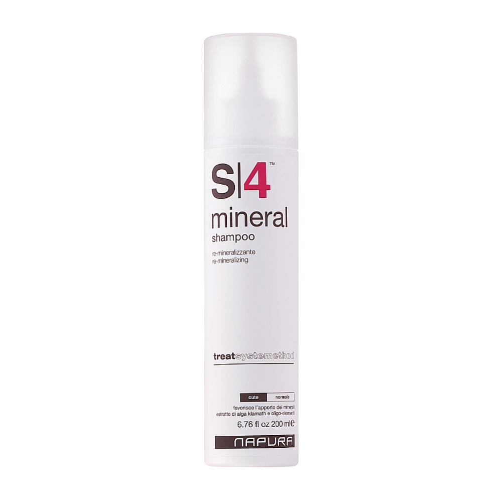 NAPURA S4 Mineral Shampoo 200ml - Мінералізуючий шампунь для слабкого волосся NAPURA S4 Mineral Shampoo 200ml - Мінералізуючий шампунь для слабкого волосся